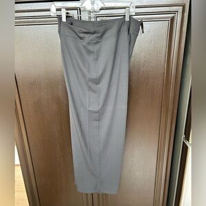 JJill Wearever Collection dark slate full leg crop pants Size Large